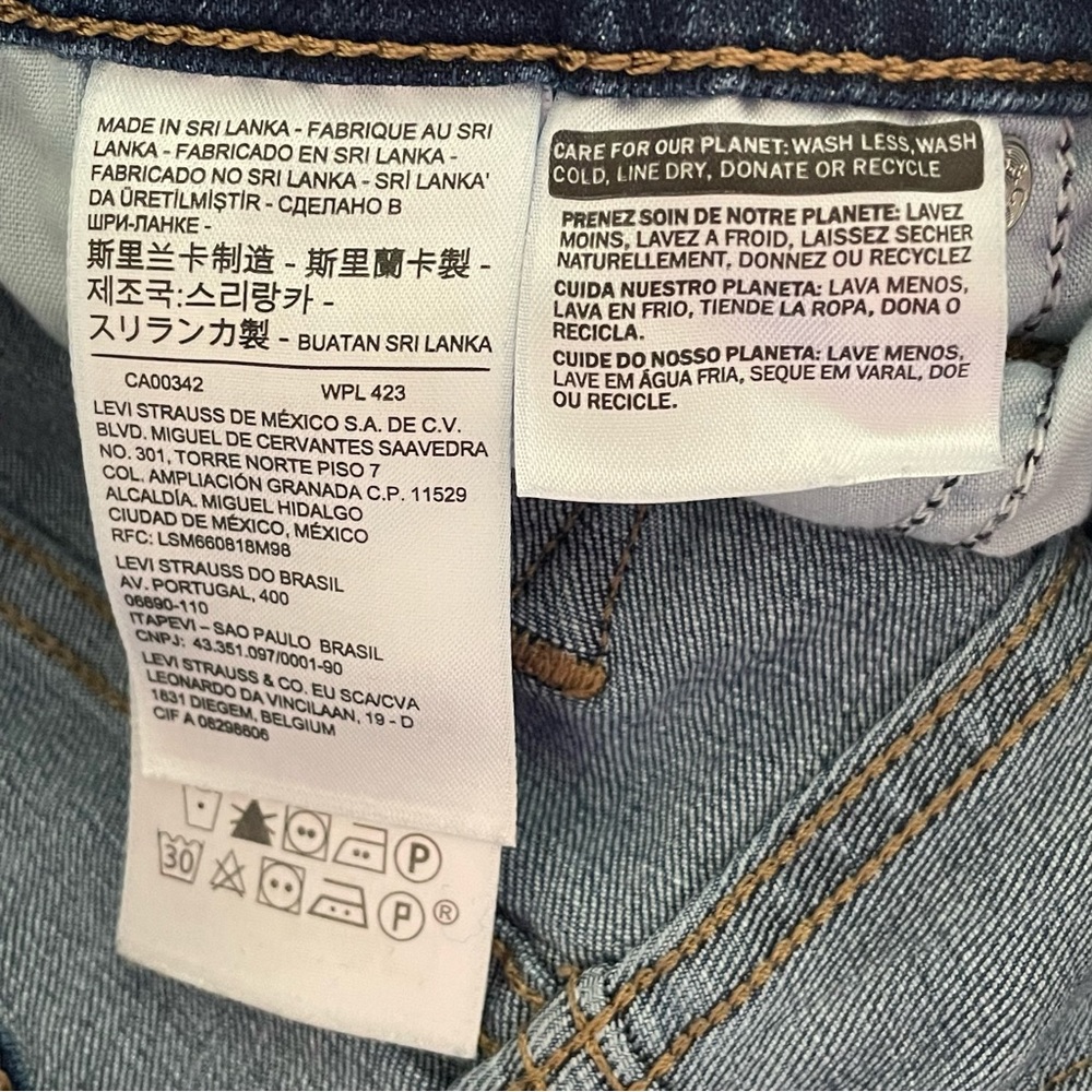EUC Levi’s 721 hi rise skinny jeans size 28 - Picture 9 of 12